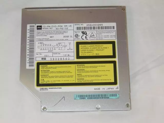 Toshiba IDE CD-RW/DVD-ROM SD-R2102