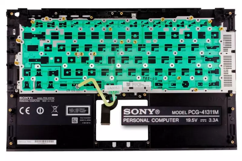 Sony Vaio PCG-41311M gyári új magyar háttér-világításos billentyűzet (N860-7832-T018)