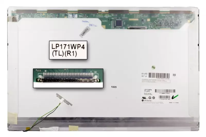 LG LP171WP4-TLR1 1440x900 WXGA+ használt fényes kijelző