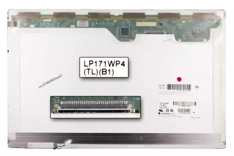 LG LP171WP4-TLB1 1440x900 WXGA+ használt fényes kijelző