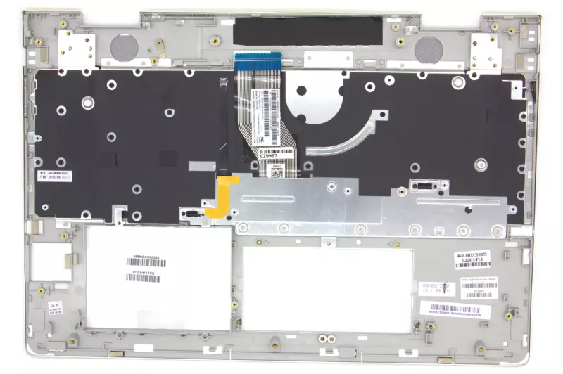 HP Envy X360 15-BP100, 15T-BP100, 15M-BP100 sorozathoz gyári új cseh ezüst háttér-világításos billentyűzet modul (UMA) (L22411-FL1)