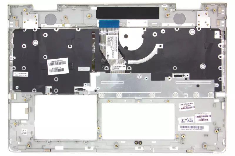 HP Envy X360 15-BP100, 15T-BP100, 15M-BP100 sorozathoz gyári új olasz ezüst háttér-világításos billentyűzet modul (UMA) (L22411-061)