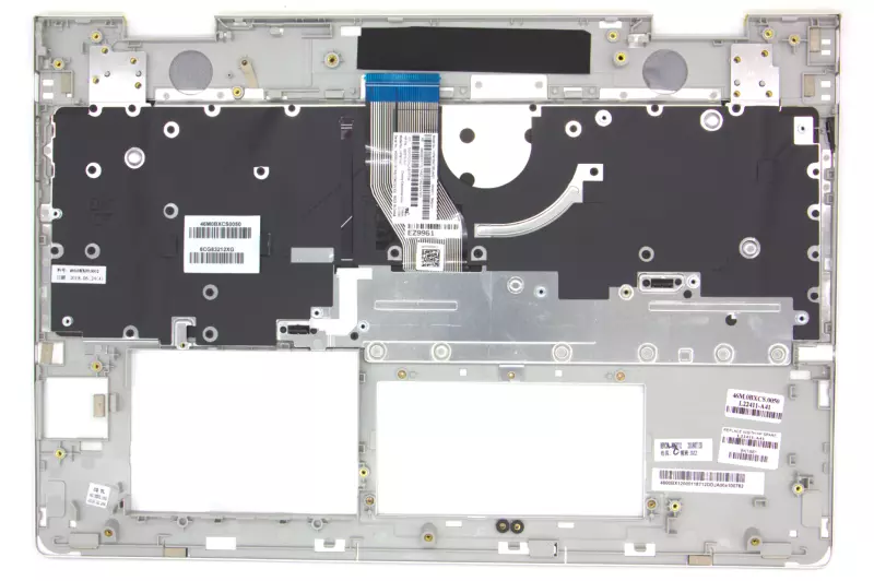 HP Envy X360 15-BP100, 15T-BP100, 15M-BP100 sorozathoz gyári új belga ezüst háttér-világításos billentyűzet modul (UMA) (L22411-A41)