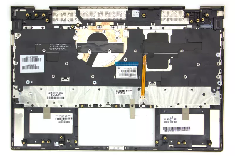 HP Envy 13-ah0, 13-ah1 gyári új svájci arany háttér-világításos billentyűzet modul (L19541-BG1)