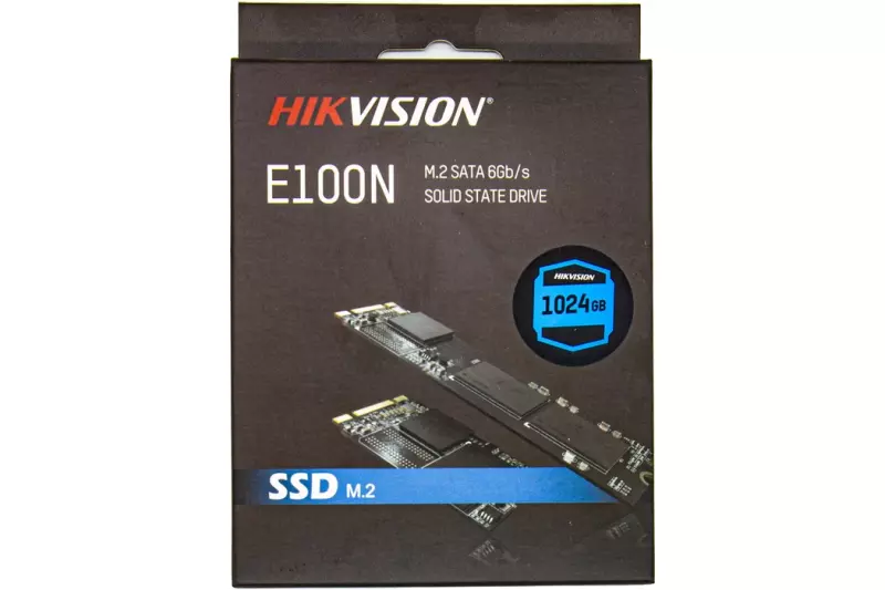 Hikvision E100N 1TB gyári új M.2 SATA SSD kártya (HS-SSD-E100NI/1024G/2280)