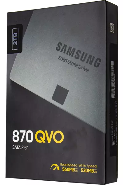 Samsung 870 QVO 2TB SSD meghajtó (MZ-77Q2T0BW) | 3 év garancia!