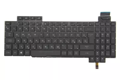 Asus GL503 sorozat GL503GE fekete magyar laptop billentyűzet