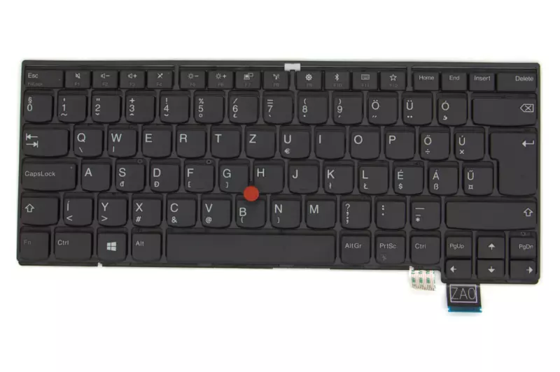 Lenovo ThinkPad T470s, 13 Gen 2 gyári új magyar fekete billentyűzet (01EN615, 01EN656)
