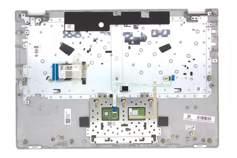 Lenovo IdeaPad C340-14IWL gyári új belga (AZERTY) szürke billentyűzet modul + touchpad (5CB0S17561)