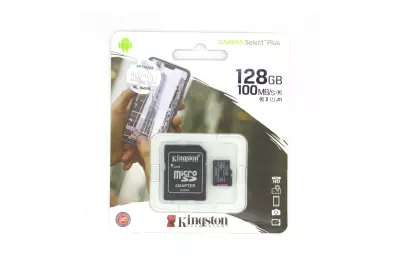 Kingston 128GB UHS-I MicroSDHC / MicroSDXC kártya + adapter (SDCS2/64GB)
