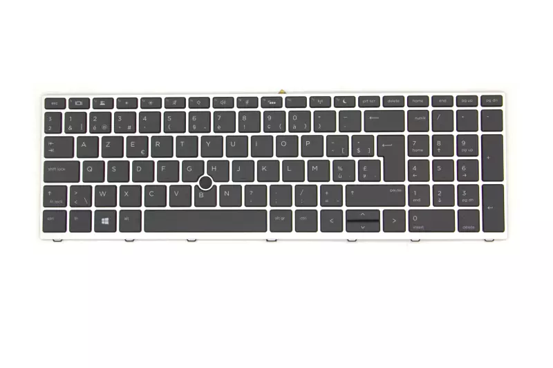 HP ProBook 455 G5, 470 G5 gyári új európai keretes háttér-világításos billentyűzet (L51009-A41)