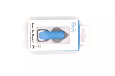 Ablelink univerzális kék USB átalakító autós tablet/telefon töltő, 2 USB csatlakozóval