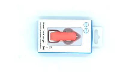 Ablelink univerzális rózsaszín USB átalakító autós tablet/telefon töltő, 2 USB csatlakozóval