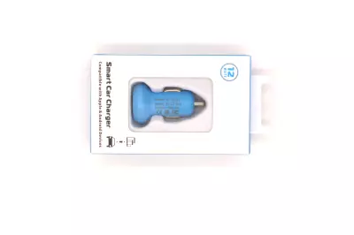 Ablelink univerzális kék USB átalakító autós tablet/telefon töltő, 1 USB csatlakozóval