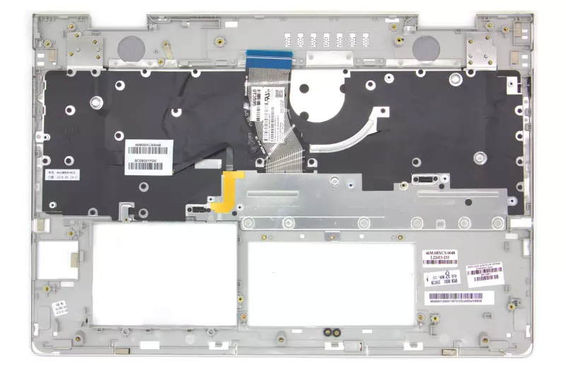 HP Envy X360 15-BP100, 15T-BP100, 15M-BP100 sorozathoz gyári új magyar ezüst háttér-világításos billentyűzet modul (UMA) (L22411-211)