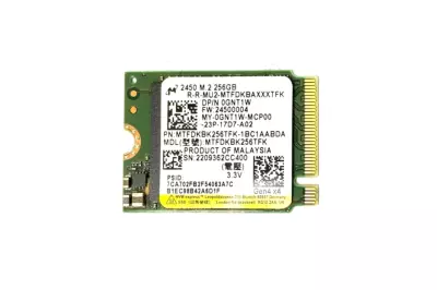 Micron 256GB M.2 NVMe PCIe SSD meghajtó, (2230) (MTFDKBK256TFK)