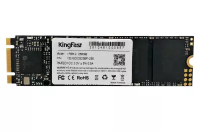 KingFast 256GB M.2 SATA (2280) SSD kártya