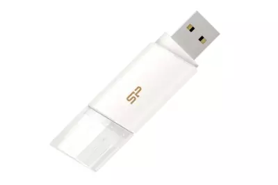 32GB Silicon Power Blaze B06 USB 3.2 Gen 1 fehér pendrive (SP032GBUF3B06V1W)