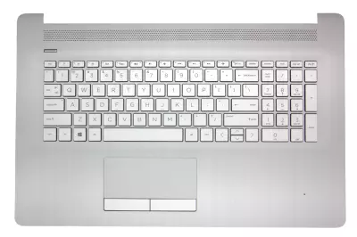HP 17T-BY100, 17Z-CA100 gyári új US angol ezüst szürke billentyűzet modul + touchpad (L92786-001)