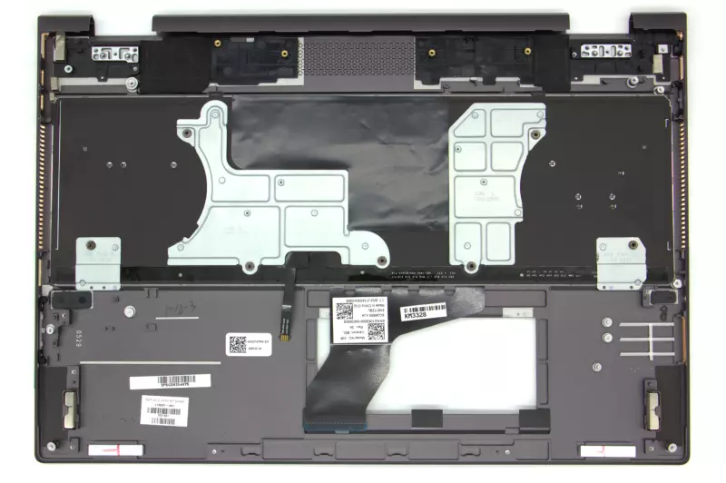 HP Spectre X360 15-CH000, 15T-CH000 sorozathoz gyári új belga sötétszürke háttér-világításos billentyűzet modul (L15587-A41)