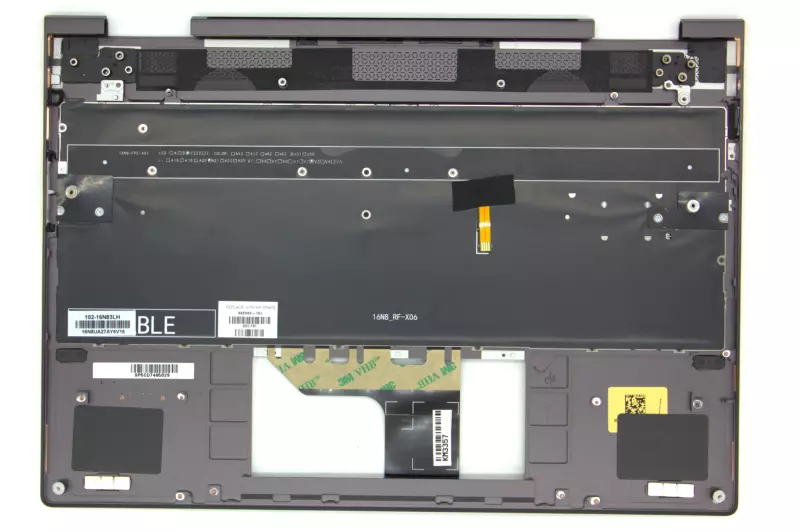 HP Spectre x360 13-AE000, 13T-AE000 gyári új lila-fekete görög háttér-világításos billentyűzet modul (942040-151)