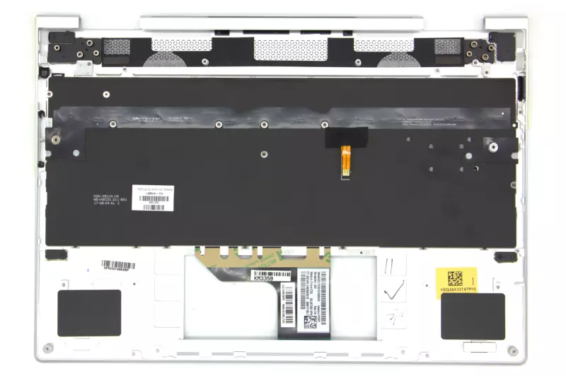 HP Spectre x360 13-AE000, 13T-AE000, 13-AE500 gyári új ezüst portugál háttér-világításos billentyűzet modul (L02534-131)