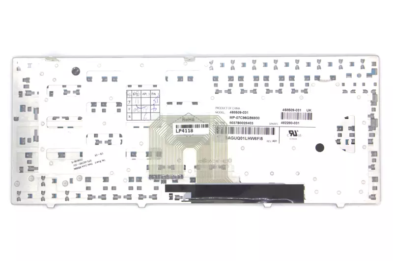HP Mini 2133, 2140 használt magyarított ezüst billentyűzet (482280-211)