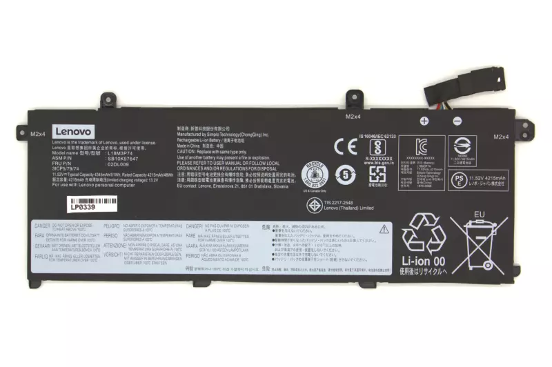 Lenovo ThinkPad T490, T495 gyári új 51Wh akkumulátor (L18M3P74)