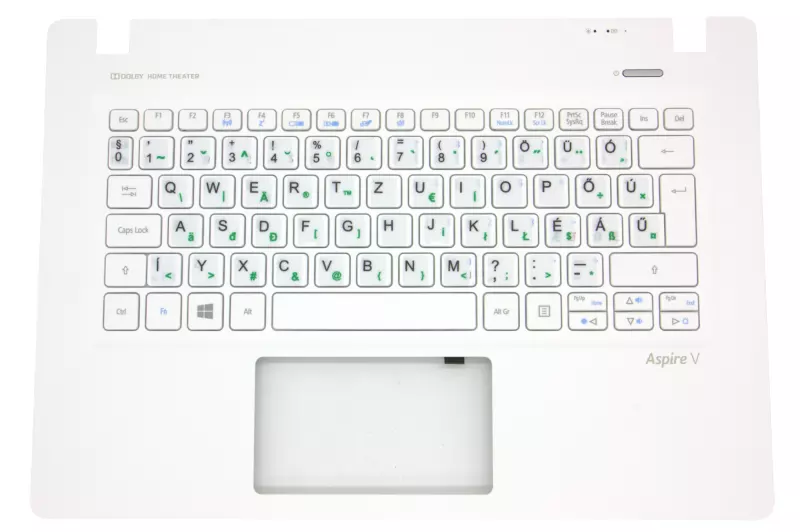 Acer Aspire V3-331, V3-371 MAGYARÍTOTT fehér laptop billentyűzet modul