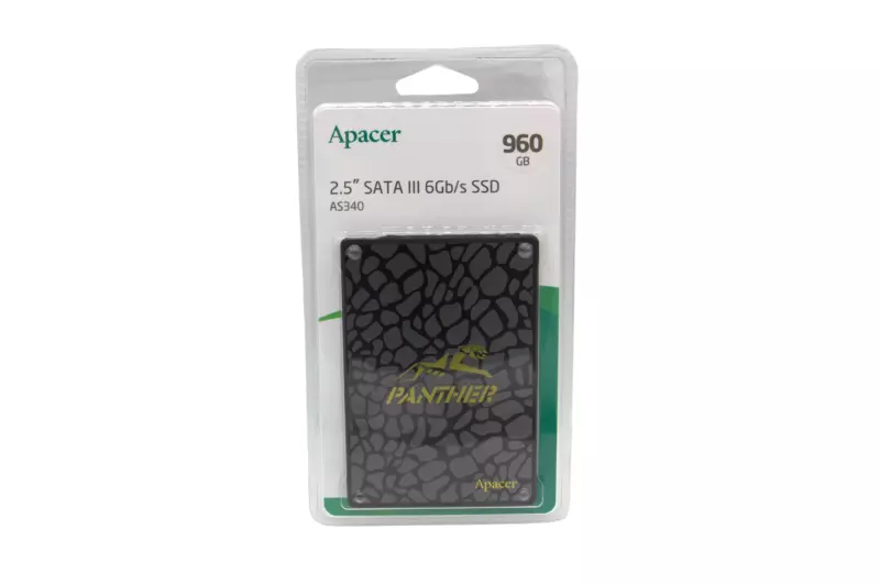 Apacer 960GB SSD meghajtó AS340 Panther | 3 év garancia!