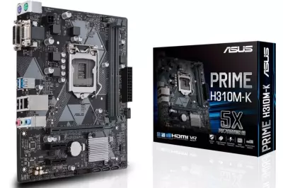 Asus Prime H310M-K R2.0 gyári új Intel H310 LGA-1151 DDR4 Micro-ATX PC alaplap