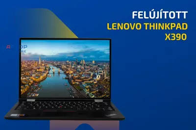 Lenovo ThinkPad X390 | Intel Core i5-8265U | 8GB memória | 256GB SSD | 13,3 colos Full HD kijelző | Magyar billentyűzet | Windows 10 PRO + 2 év garancia!