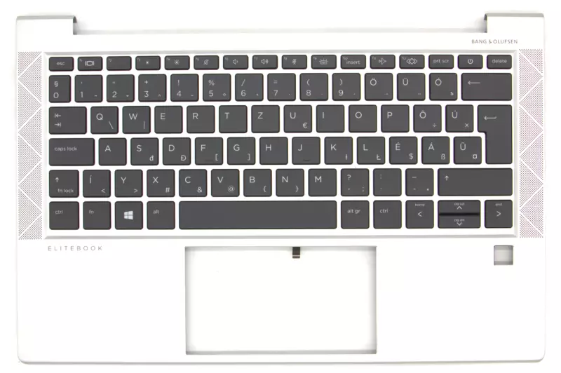 HP EliteBook 830 G7 gyári új magyar ezüst-fekete háttér-világításos billentyűzet modul (M08699-211)