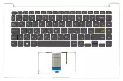Asus VivoBook X413F gyári új ezüst szürke billentyűzet modul (90NB0Q08-R31HU0)