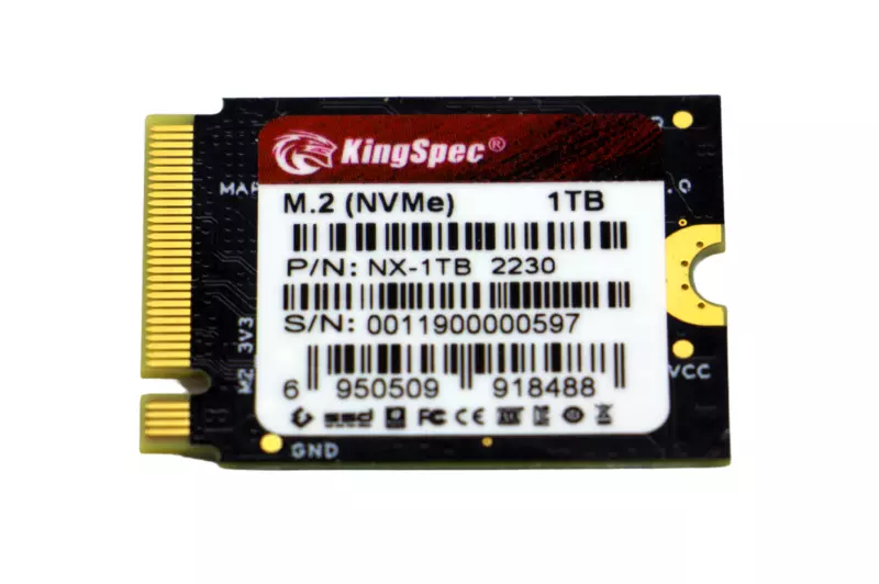 KingSpec NX Series 1TB gyári új M.2 (2230) PCIe NVME SSD kártya