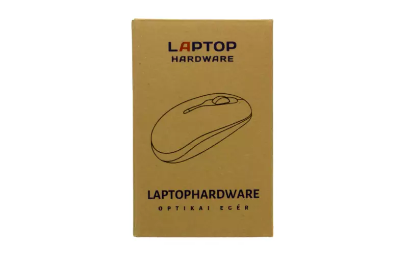 Laptophardware vezeték nélküli USB optikai egér fekete színű