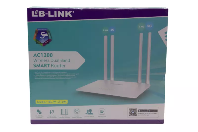 LB-LINK® AC1200 300Mbps Wireless Dual Band SMART Router (BL-W1210M)