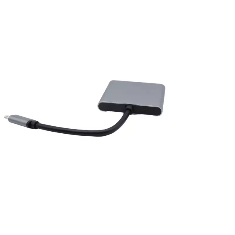 USB-C (TYPE-C) to 2xHDMI adapter, USB3.0, PD, 4K és FULL HD 1080p felbontás