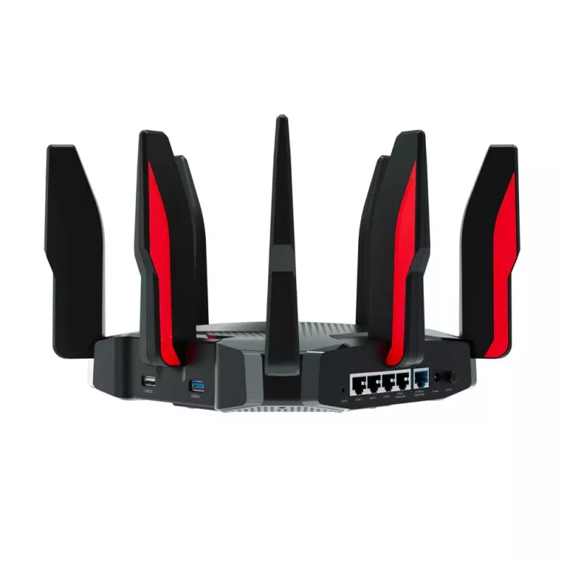 TP-LINK Gamer Wifi Router Tri Band AX6600 1xWAN(2,5 Gbps) + 4xLAN(1 Gbps) + 2xUSB, Archer GX90 (GX90)