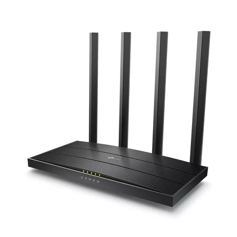 TP-LINK Wifi Router Dual Band AC1200 1xWAN(1 Gbps) + 4xLAN(1 Gbps), Archer C6 (Archer C6)