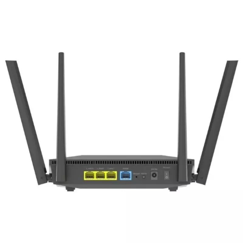 ASUS WiFI Router Dual Band AX1800, Wifi 6, 1xWAN(1 Gbps) + 3xLAN(1 Gbps), RT-AX52