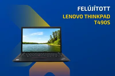 Lenovo ThinkPad T490S | Intel Core i5-8365U | 8GB memória | 256GB SSD | 14 colos FULL HD kijelző | Magyar billentyűzet | Windows 10 PRO + 2 év garancia!