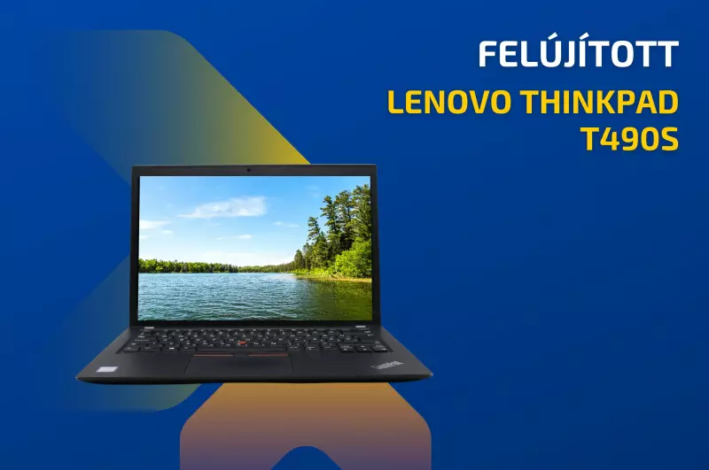 Lenovo ThinkPad T490s | 14 colos FULL HD kijelző | Intel Core i5-8365U | 16GB memória | 256GB SSD | Windows 10 PRO + 2 év garancia!