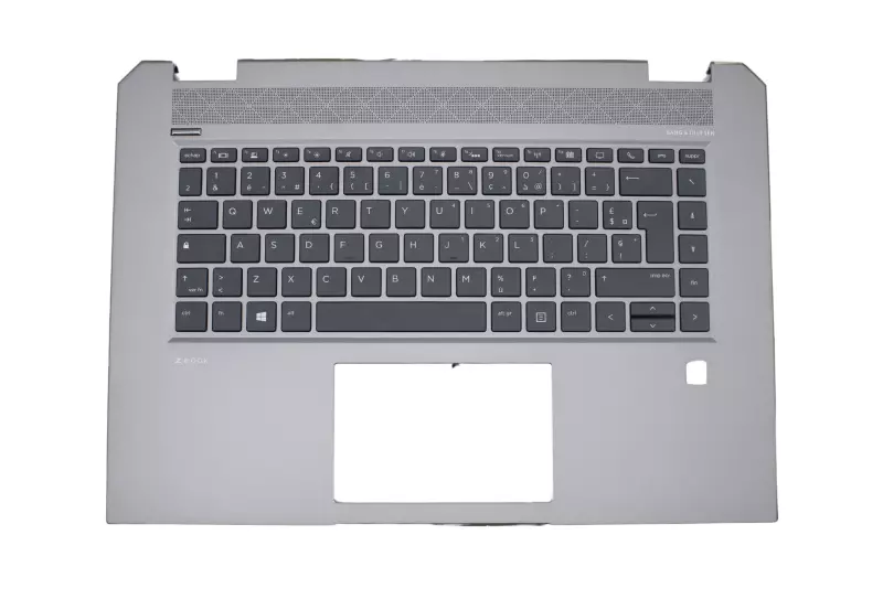 Hp ZBook Studio G5 gyári új francia sötétszürke háttér világításos billentyűzet modul (L30669-052)