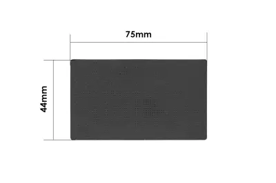 3M fekete kopásálló bevonat gyári minőségű touchpad matrica Lenovo ThinkPad (75x44mm)