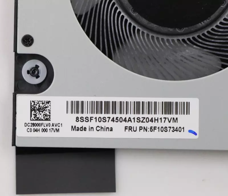 Lenovo ThinkPad L14, L15 gyári új hűtő ventilátor beszerelési lehetőséggel, (5F10S73401)
