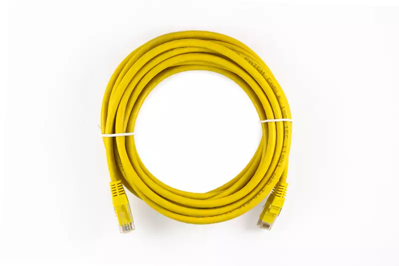 5m CAT.6E sárga UTP Patch kábel, WL022BG-5 YE