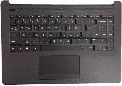 HP 14-CM000, 14T-CM000, 14-CK000 sorozathoz gyári új török fekete billentyűzet modul touchpaddal (L23239-141)