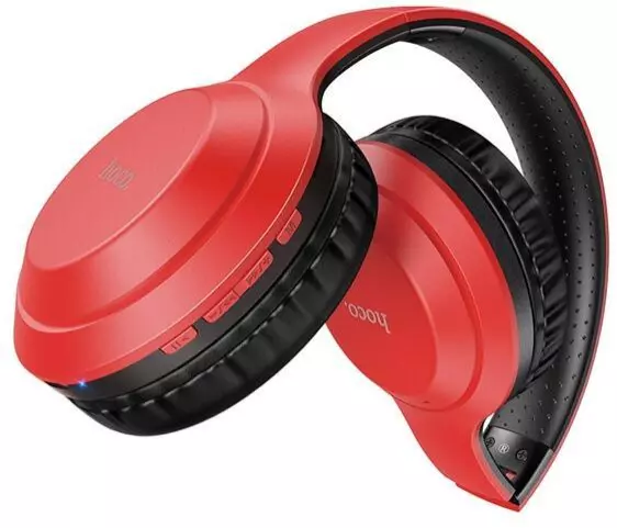 hoco. Fun Move W30 piros vezeték nélküli headset, fejhallgató (W30)