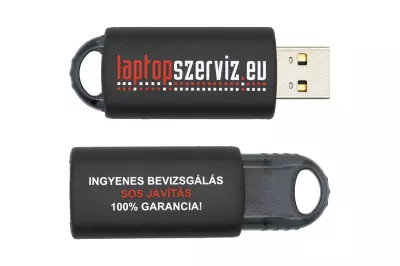 8GB fekete pendrive LSZ.EU (szerviz) logóval